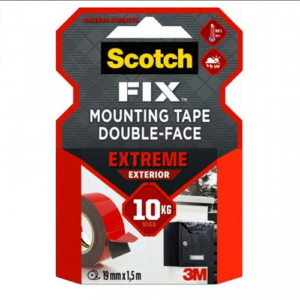 Lipni montavimo juostelė 3M SCOTCH 19 mm x 1,5 m, dvipusė