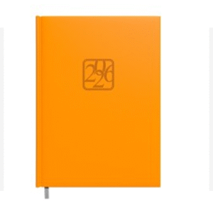 Darbo knyga - kalendorius TIMER 2025 m, A5, minkštas viršelis, oranžinė sp.