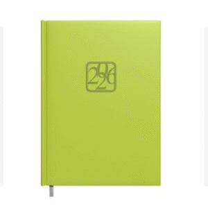 Darbo knyga - kalendorius TIMER 2025 m, A5, minkštas viršelis, šv. žalia sp.