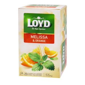 Arbata žolelių ir vaisių LOYD Melissa & Orange, 20 pak.