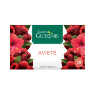 Arbata Gamtos gurkšnis aviečių, 20 pak.