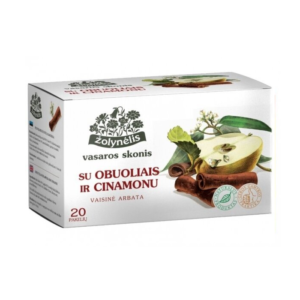 Arbata Žolynėlis Vasaros skonis su obuoliais ir cinamonu, 20 pak.