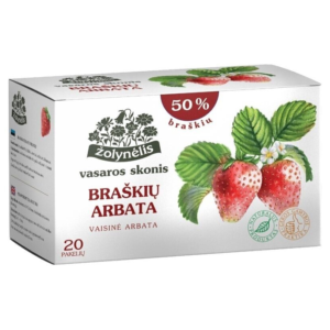 Arbata Žolynėlis Vasaros skonis braškių, 20 pak.