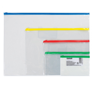 Aplankas A4, su užtrauktuku, įvairių spalvų