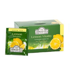 Arbata žalioji AHMAD ALU GREEN LEMON TEA, 20 pak.