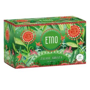 Arbata ETNO žalioji su mača, 20 pak.