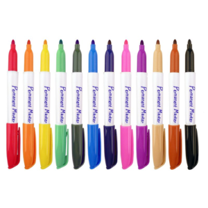 Permanentiniai žymekliai, 12 sp.