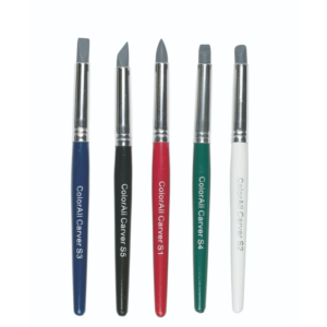 Guminių teptukų rinkinys S, 5 vnt.