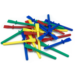 Sintetinė mentelė, 115 mm/4 g, balta sp.