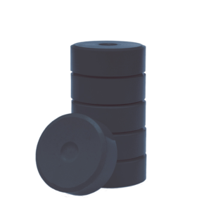 Akvarelės kapsulės, 55 mm, 6 vnt., juoda sp.