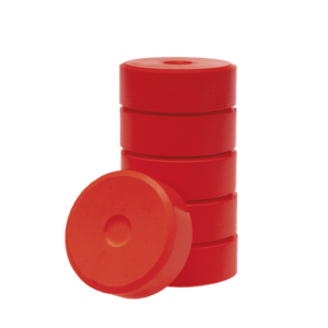 Akvarelės kapsulės, 55 mm, 6 vnt., raudona sp.