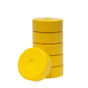 Akvarelės kapsulės, 55 mm, 6 vnt., geltona sp.