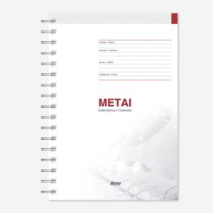 Papildas - kalendorius TIMER Spirex Day A5