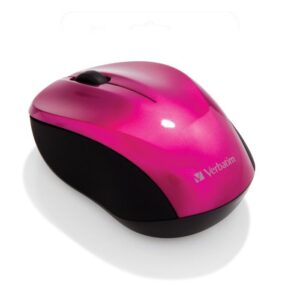 Belaidė pelė VERBATIM Go Nano, rožinė