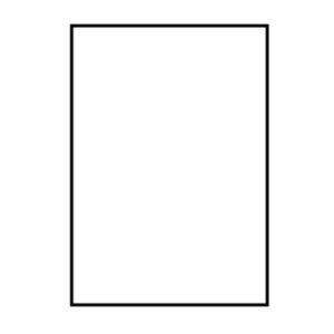 Lipnios etiketės 210 x 297 mm, 1 vnt. lape, 100 l.