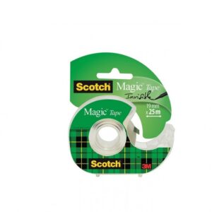 Lipni juostelė 3M SCOTCH MAGIC 810, 19 mm x 7,5 m, matinė, su nupjovėju