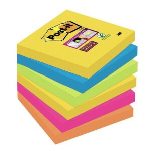 Lipnūs lapeliai 3M POST-IT Rio 76 x 76 mm, pakuotė
