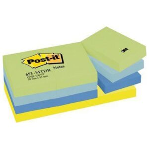 Lipnūs lapeliai 3M POST-IT Svajonė 38 x 51 mm, pakuotė