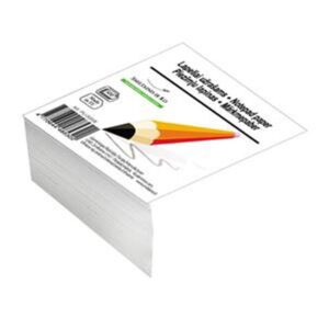 Lapeliai užrašams 80 x 80 mm, neklijuoti, 500 l, balta sp.