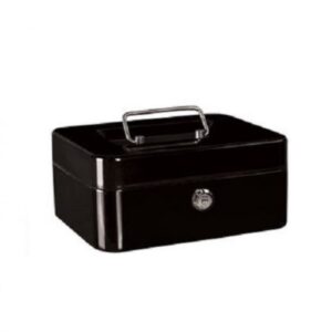 Dėžutė pinigams 82 x 192 x 262 mm 8878M, juoda