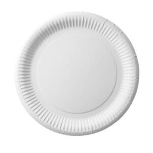 Vienkartinės lėkštės popierinės 18 cm, 100 vnt.