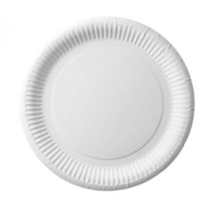 Vienkartinės lėkštės popierinės 15 cm, 100 vnt.