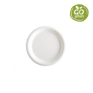 Vienkartinės lėkštės popierinės ECO 18 cm, 50 vnt.