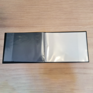 Prezentacinis aplankas, A3, su 20 įmaučių, kietu viršeliu