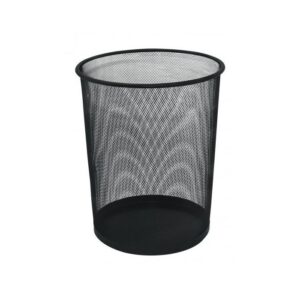 Šiukšliadėžė 19 l, metalinė, perforuota, juoda sp.