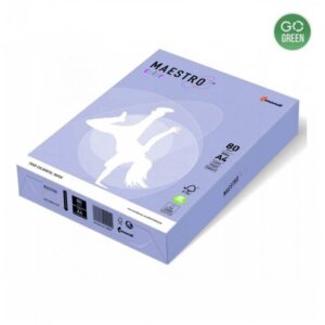 Popierius MAESTRO COLOR A4 80 g, 500 l., Nr. 12, violetinė sp.