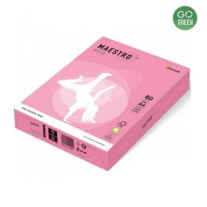 Popierius MAESTRO COLOR A4 80 g, 500 l., Nr. 25 rožinė sp.