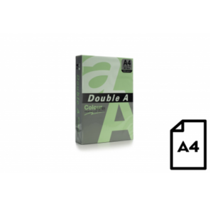 Spalvotas popierius DOUBLE A, A4 80 g, 500 l., smaragdinė sp.