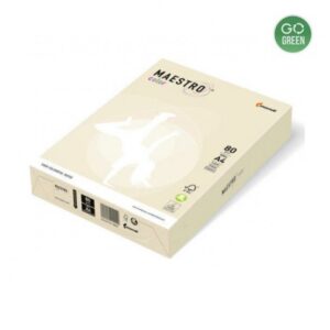 Popierius MAESTRO COLOR A4 80 g, 500 l., Nr. 66, vanilinė sp.
