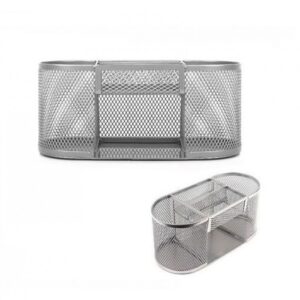 Pieštukinė FORPUS COMBO, 3 skyrių, ažūrinė, sidabrinė sp.