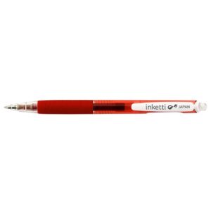 Gelinis rašiklis PENAC CCH-10 Inketti, 0,5 mm, automatinis, raudonas