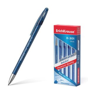Gelinis rašiklis Erich Krause R-301 Magic Gel, 0,5 mm, su trintuku, mėlynas