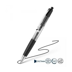 Gelinis rašiklis SCHNEIDER GELION+, 0,7 mm, juodas