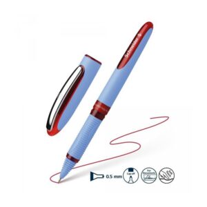 Rašiklis SCHNEIDER One HYBRID N, 0,5 mm, raudonas