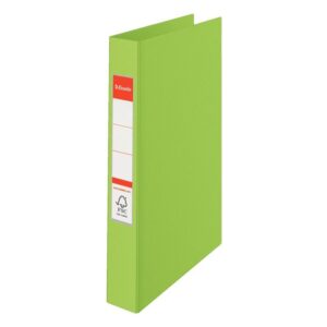 Segtuvas žiedinis ESSELTE A4/35 mm, 4Q, žalia sp.