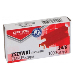 Sąsagėlės OFFICE PRODUCTS, 24/6, 1000 vnt.