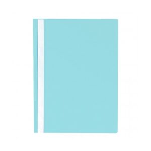 Segtuvėlis A4 skaidriu viršeliu, šv. mėlyna sp.