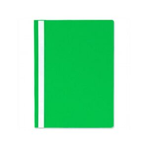 Segtuvėlis A4 skaidriu viršeliu, šv. žalia sp.