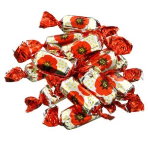 Šokoladiniai saldainiai RAUDONOJI AGUONA,  1 kg