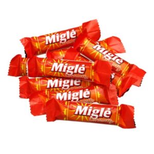 Šokoladiniai saldainiai MIGLĖ su karamėlės skonio įdaru, 1 kg