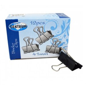 Spaustukai popieriui CENTRUM 41 mm, 12 vnt.