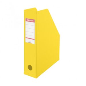 Brošiūrų stovas A4 ESSELTE, sulankstomas, geltona sp.