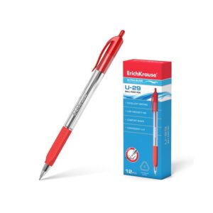 Automatinis tušinukas EK Ultra Glide U-29, 0,6 / 0,32 mm, raudonas