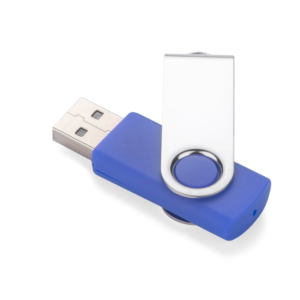 Atmintinė USB Flash TWISTER 4 GB, mėlyna