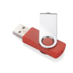 Atmintinė USB Flash TWISTER 4 GB, raudona