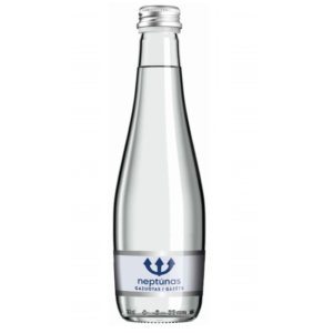 Mineralinis vanduo NEPTŪNAS gazuotas, 0,33 l, stikle